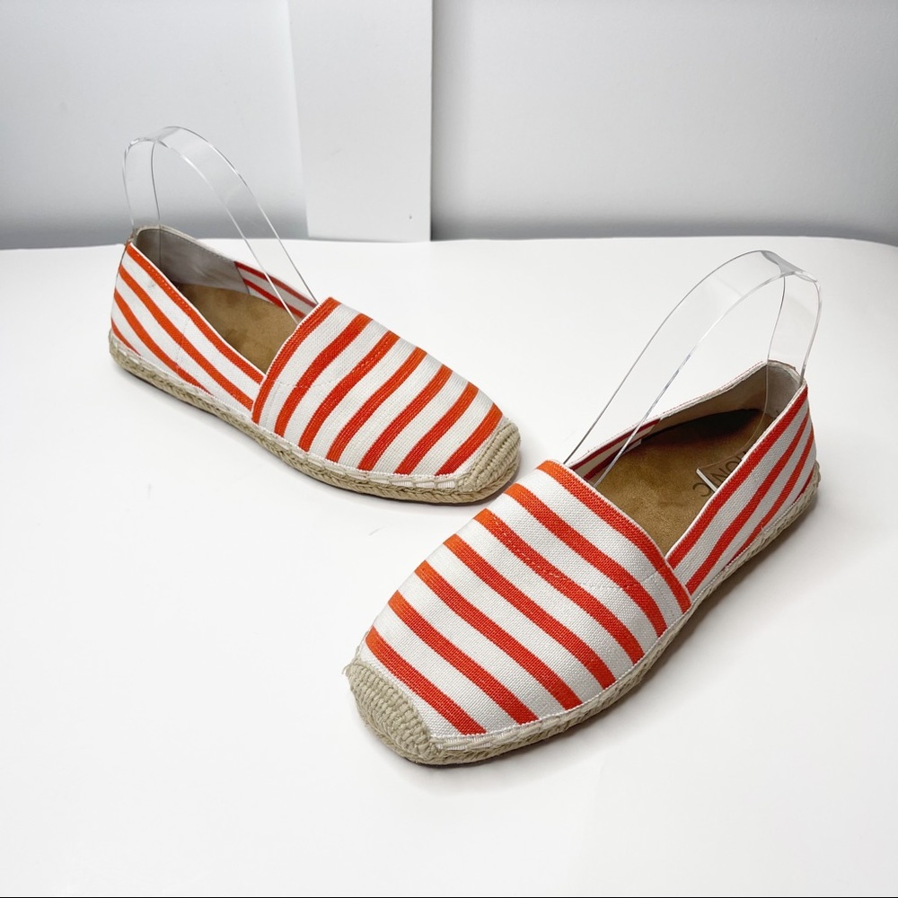 VIONIC Valeri Espadrille Striped Flat Comfort Shoe